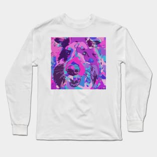 Abstract Dog Long Sleeve T-Shirt